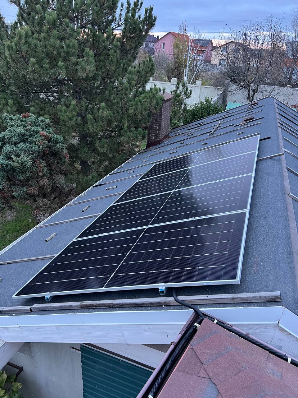 Гібридна сонячна станція 10 кВт + АКБ 20 кВт·год для дому в районі Сухого лиману, Одеська область