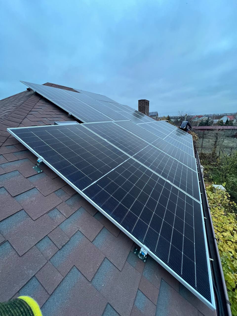 Гібридний інвертор гібридної сонячної станції 10 кВт + АКБ 20 кВт·год для дому