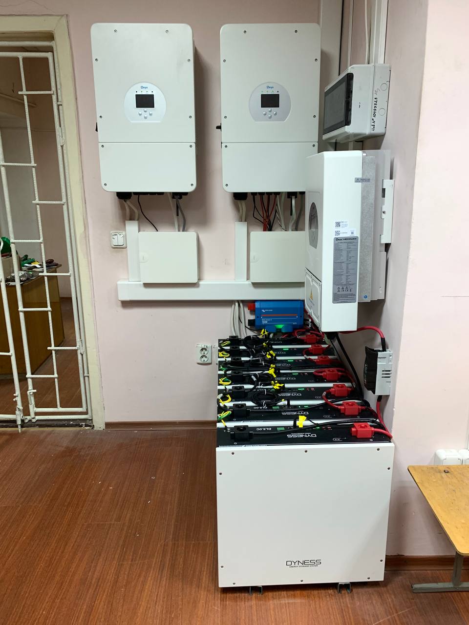 Електрощит та автоматика гібридної станції 20 кВт + 35 кВт·год АКБ