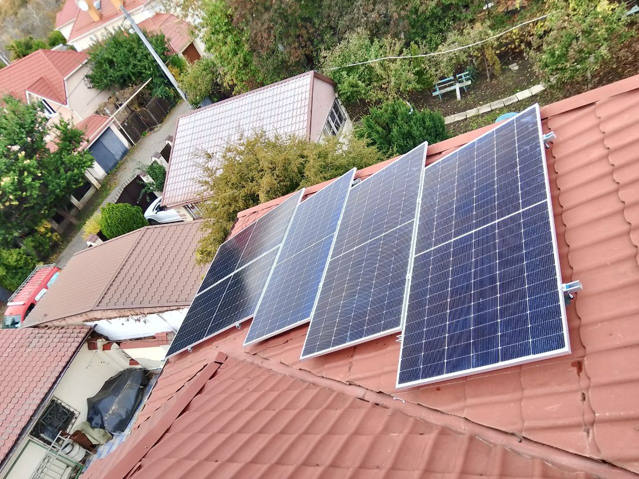 Електрощит і автоматика гібридної сонячної станції 12 кВт + 10 кВт·год АКБ