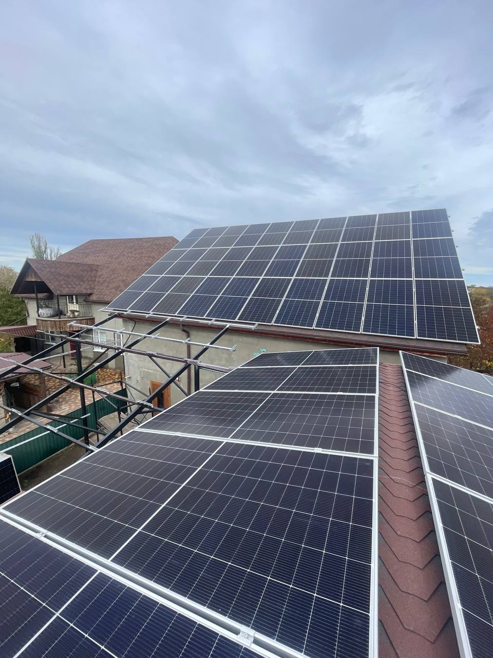 Сетевая солнечная станция 30 кВт по зелёному тарифу в селе Овидиополь, Одесская область