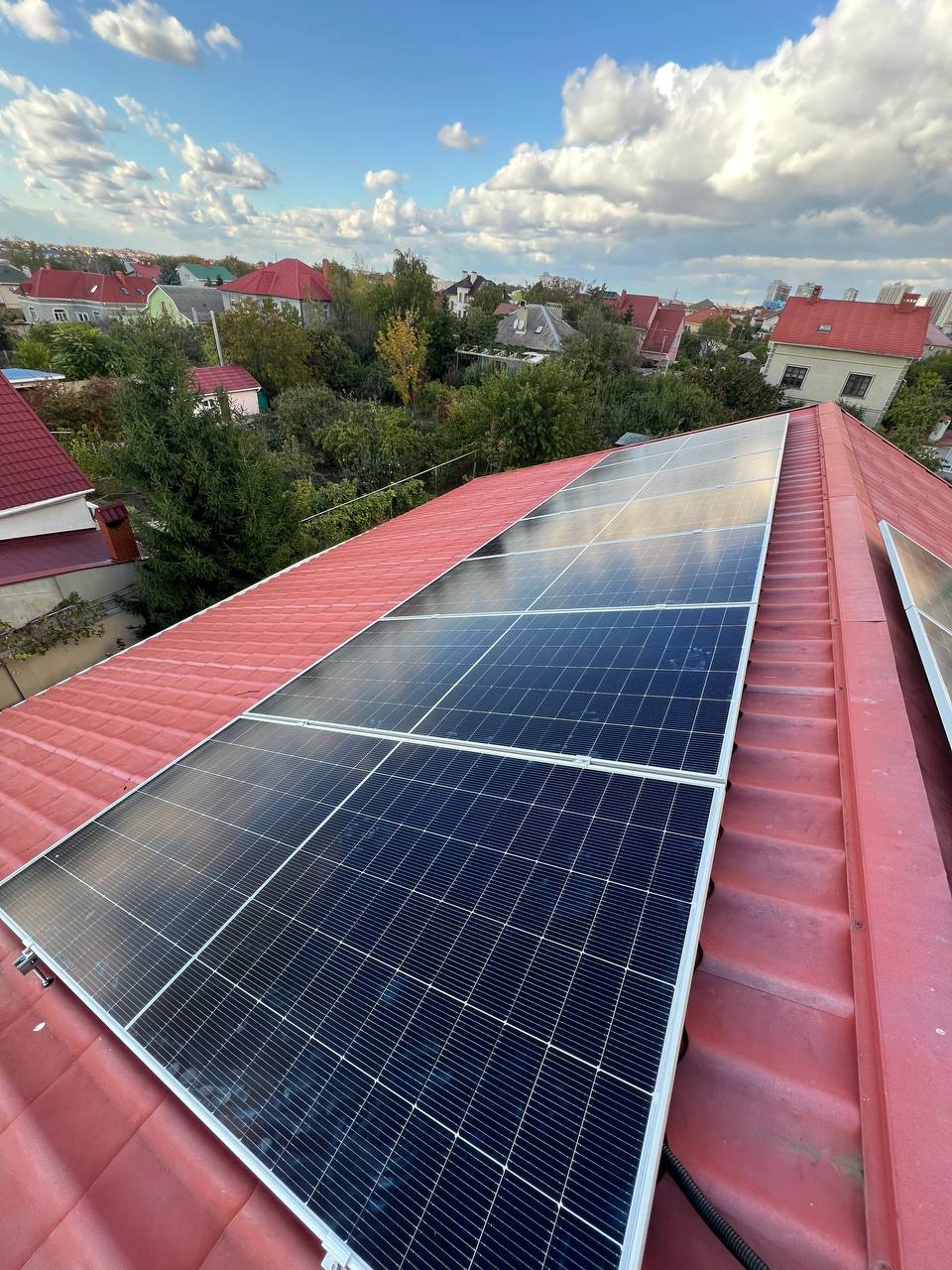 Гибридная солнечная станция 8,4 кВт с аккумулятором 6 кВт·ч для дома на ул. Пограничная, Одесса