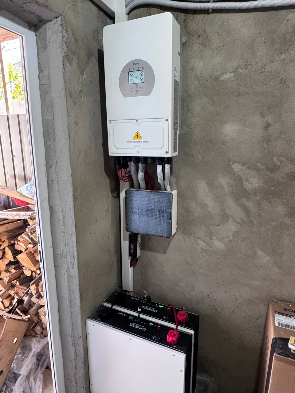 Гибридная солнечная станция 14 кВт + 10 кВт·ч АКБ для дома в селе Маяки, Одесская область