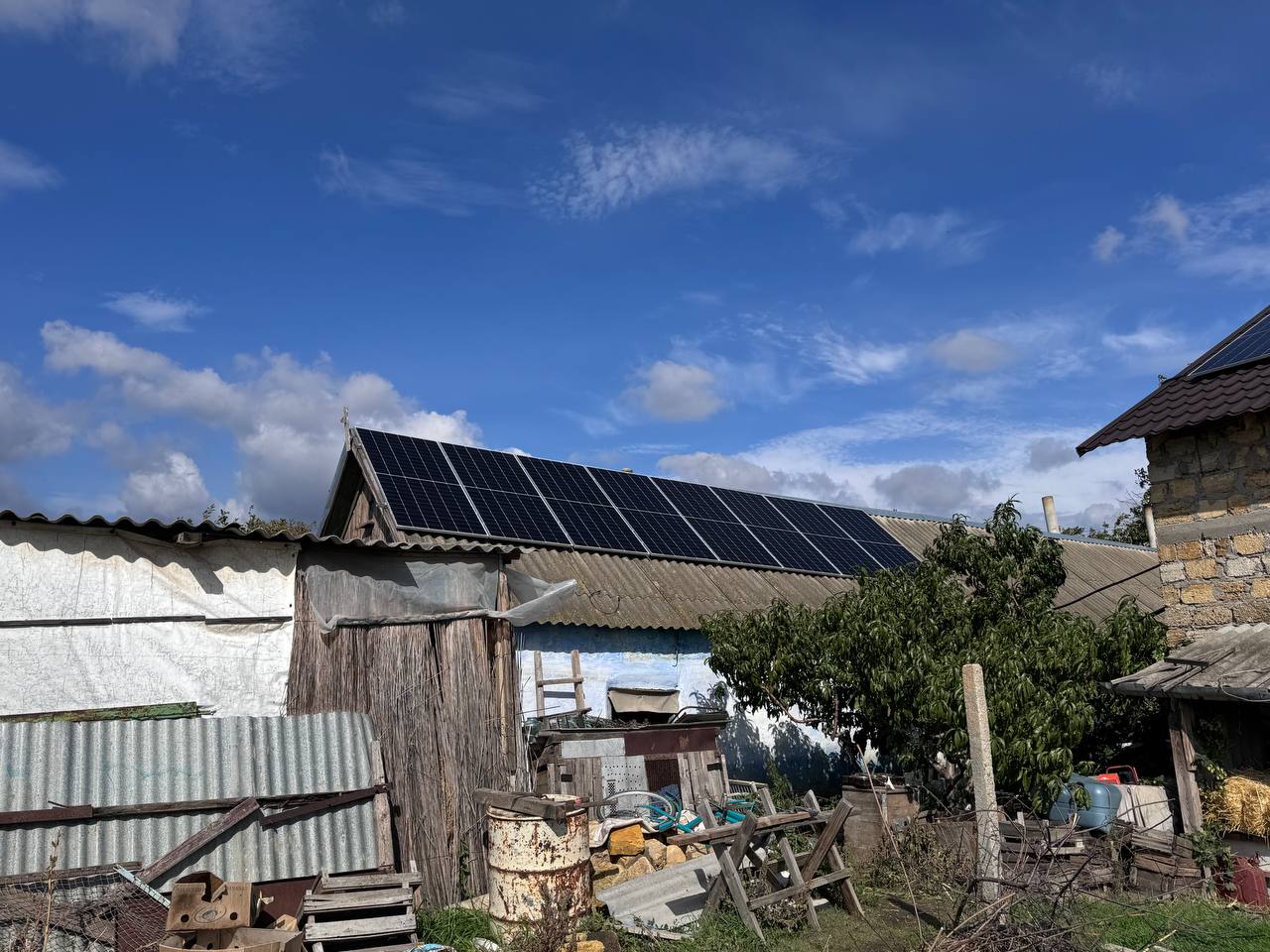 Электрощит и автоматика гибридной солнечной станции 14 кВт + 10 кВт·ч АКБ