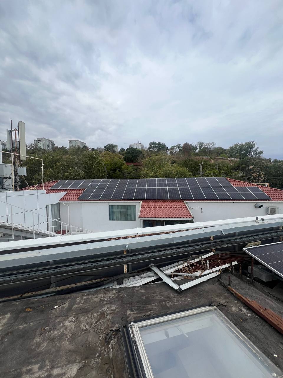 Центр управления гибридной солнечной станцией 100 кВт + АКБ 150 кВт·ч