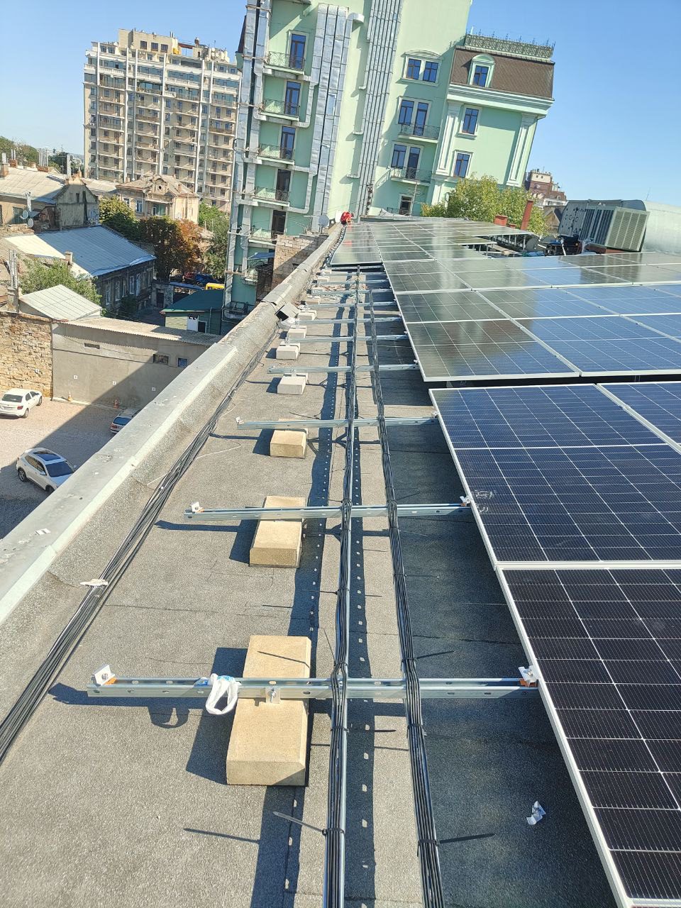 Сетевой инвертор и электрощит солнечной электростанции 115 кВт для бизнеса