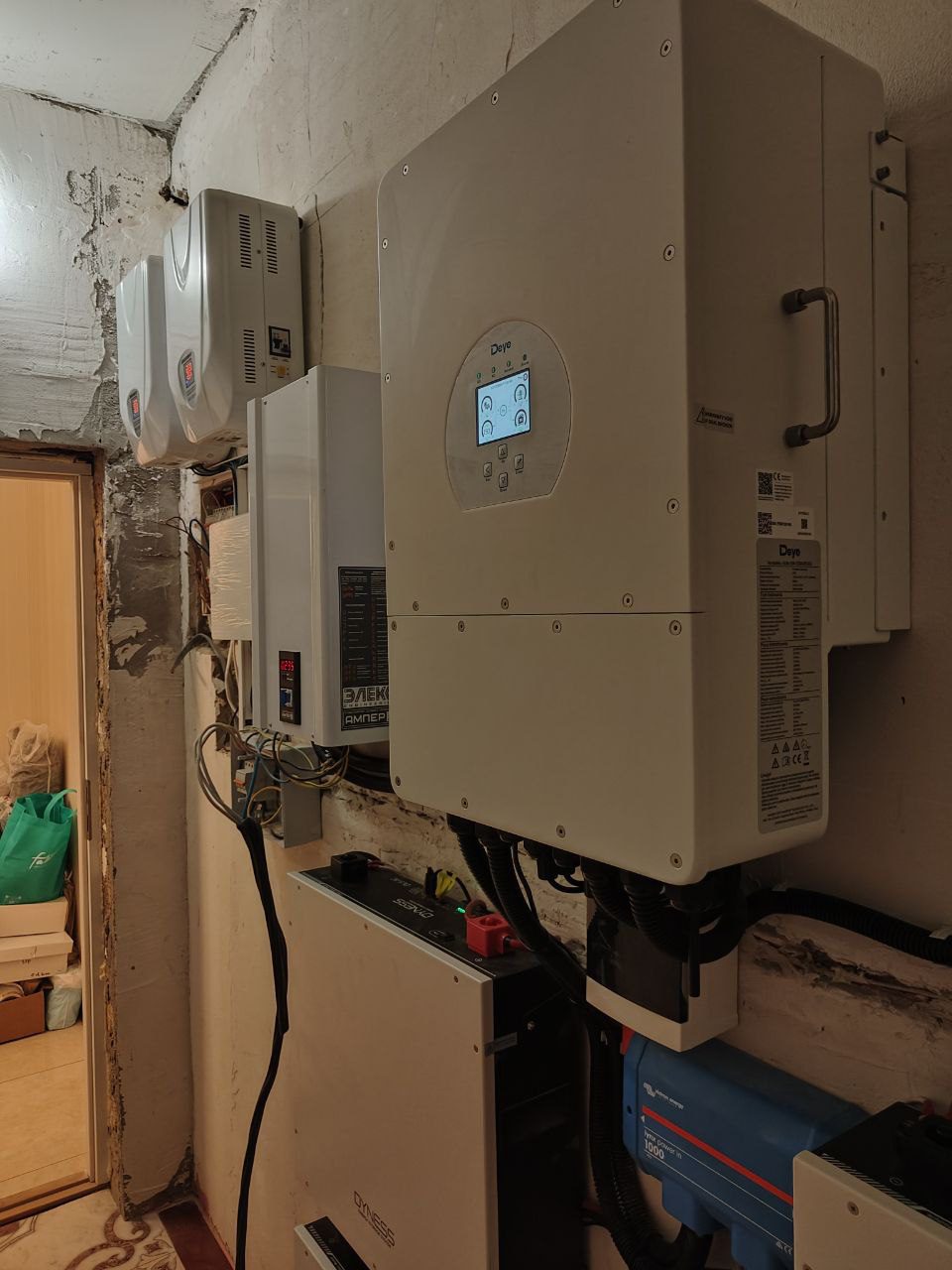 Электрощит и автоматика гибридной станции 30 кВт + 10 кВт·ч АКБ